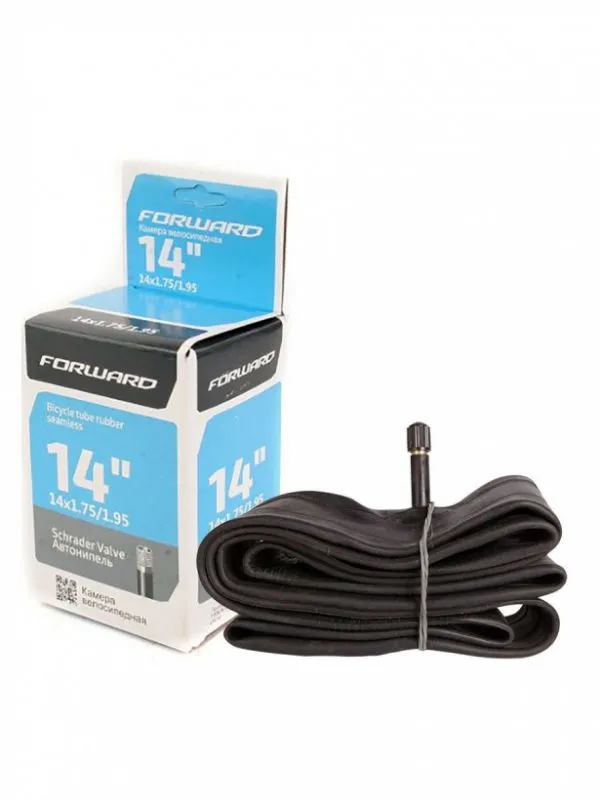 Камера, ITR14, 14" * 1.75/1.95, Резина, Schrader (AV), Paco, черный, RTS14RBRPC01 (нет, без цвета, RTS14RBRPC01)