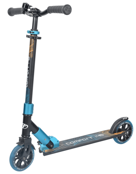 Самокат Tech Team Comfort 145 lux синий