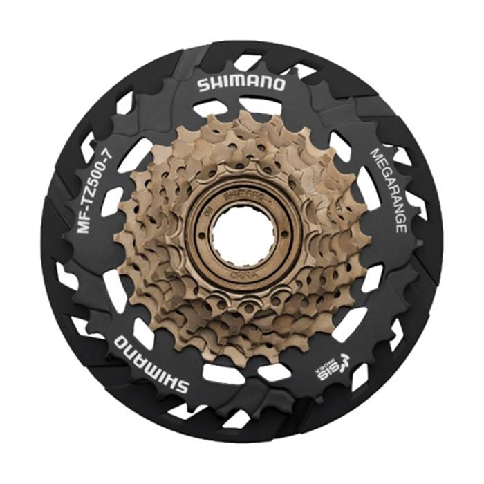 Задняя звездочка велосипедная Shimano MF-TZ500-7 трещотка 7 скоростей 14-34