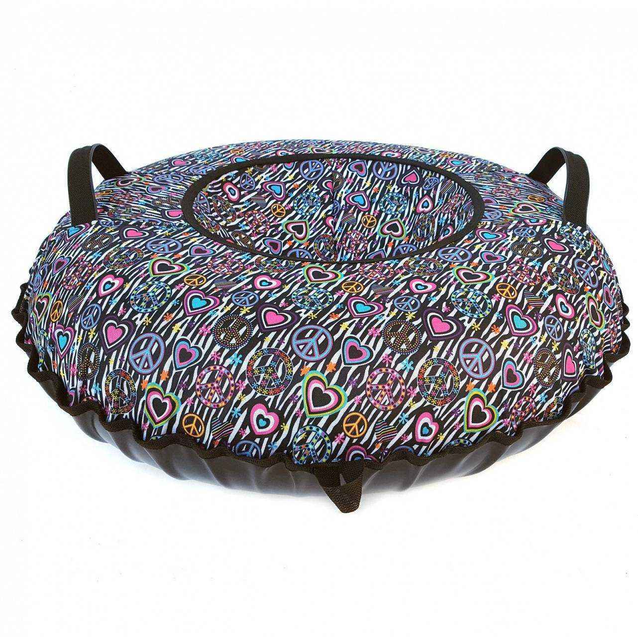 Санки надувные 90 см. "Ватрушка Принт "Хиппи" (КСНВ909) (КСНВ909)