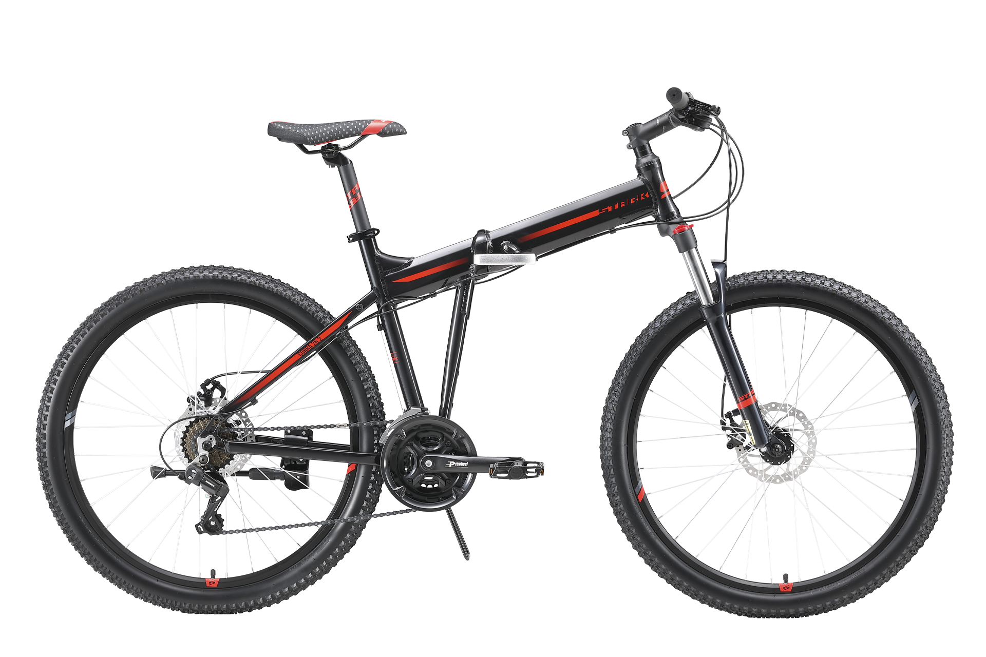 Велосипед Stark'23 Cobra 26.2 D (МК-00048340 20" (HQ-0010137), черный/красный/черный, 20", .)