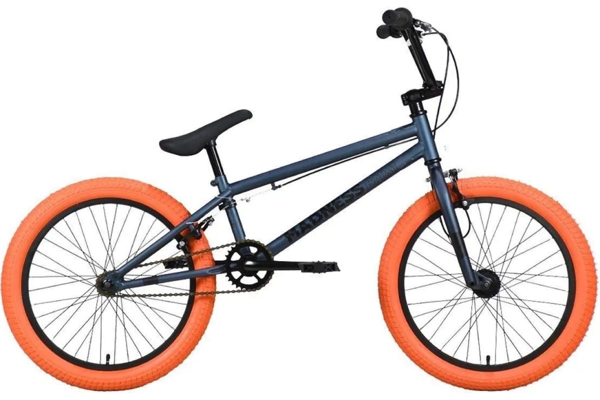 Велосипед Stark'22 Madness BMX 1 (МК-00049902, темно-синий/черный/мандариновый, .)