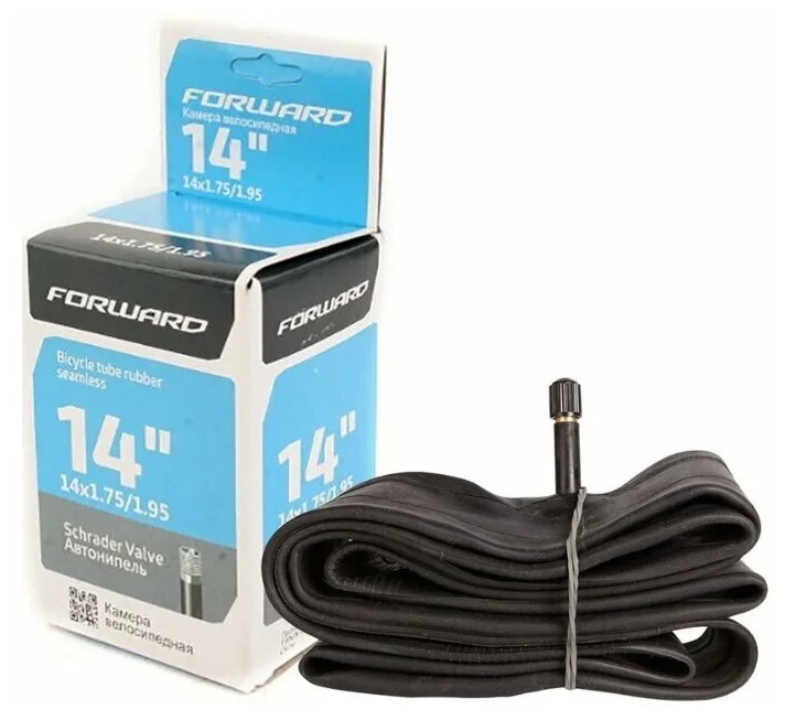 Камера, ITR14, 14" *1.75/1.95, Резина, Schrader (AV), Paco, NTS14RBRPC01