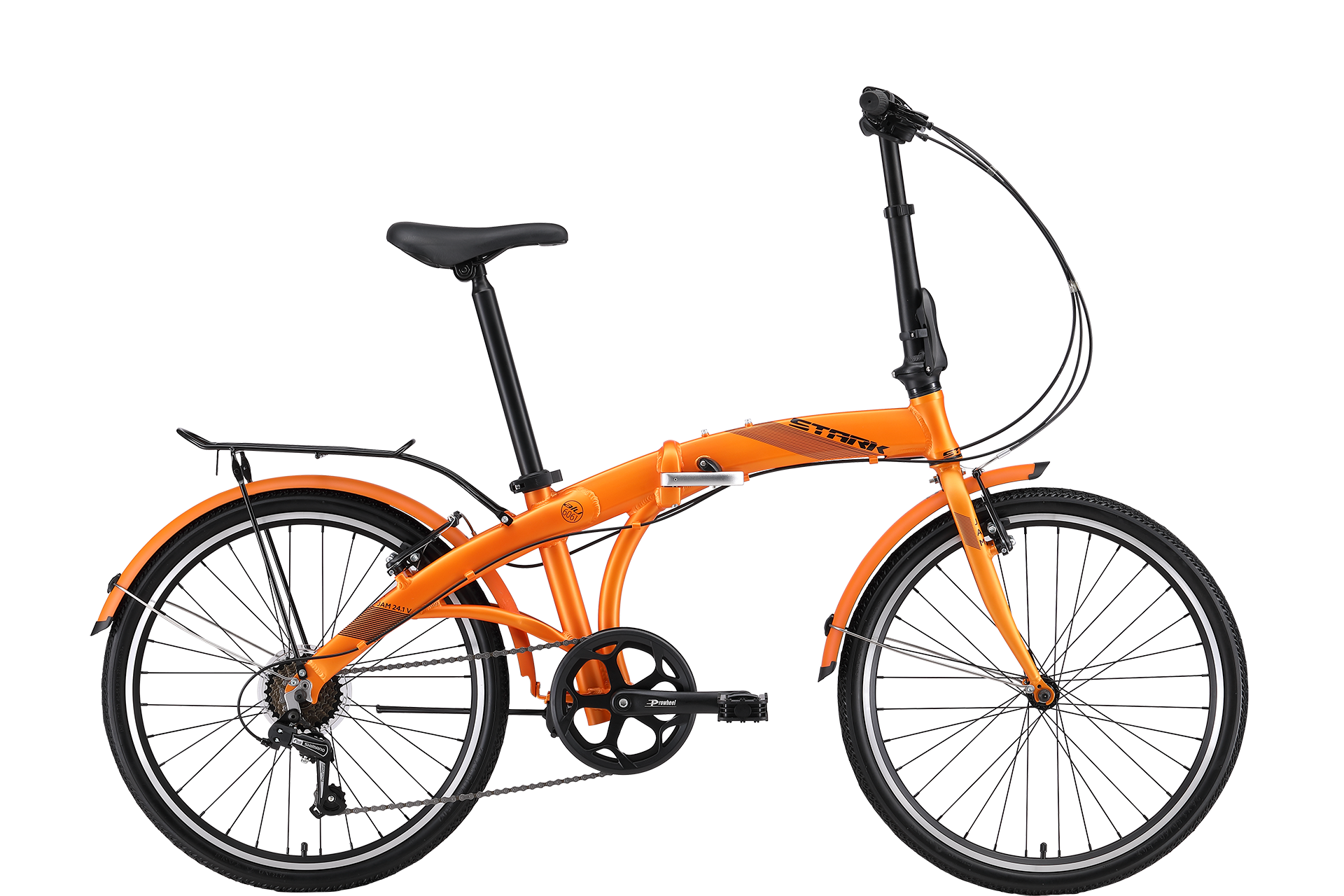 Велосипед Stark'24 Jam 24.1 V оранжевый/черный 14.5", HQ-0014123