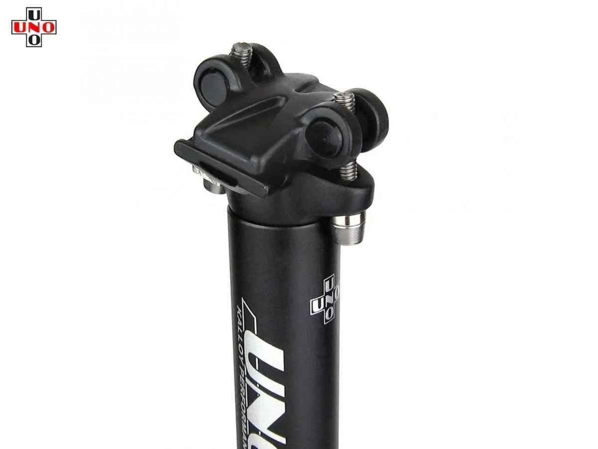 Подседельный штырь, SP-368, 31,6 мм x 300 мм, крепление - рамки, UNO KALLOY PERFOMANCED, черный мат, (нет, без цвета, 171809)