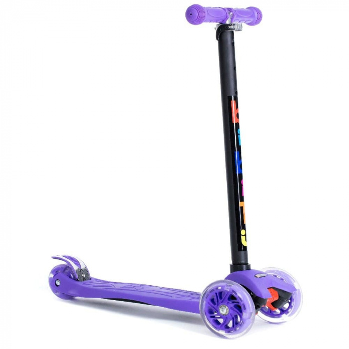 Самокат трехколесный Bibitu Cavy SKL-07 2021 фиолетовый