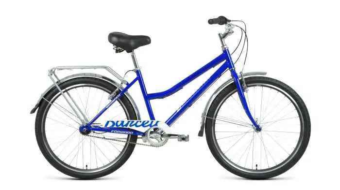 Городской велосипед Forward Barcelona 26 3.0 2021 (17", синий, RBKW1C163002, .)