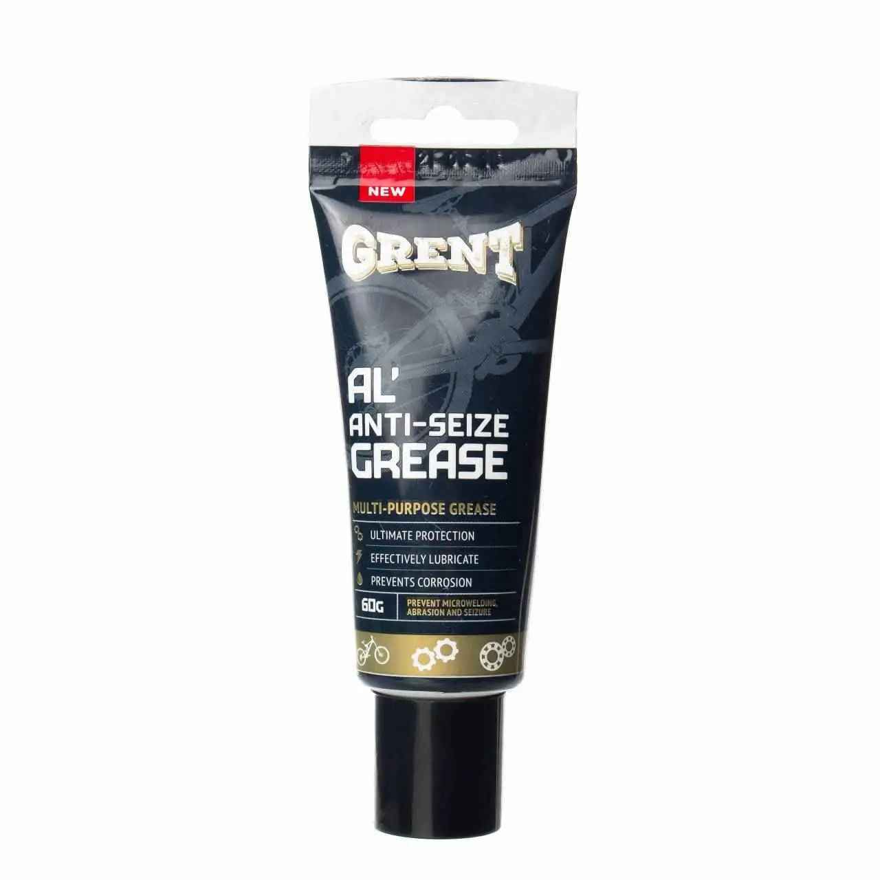 Антиприкипающая смазка с алюминием AL' ANTI-SEIZE GREASE 60 гр, GRENT, 40554