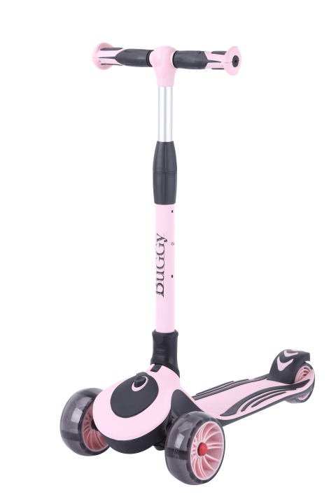 Самокат Tech Team Buggy черный/розовый