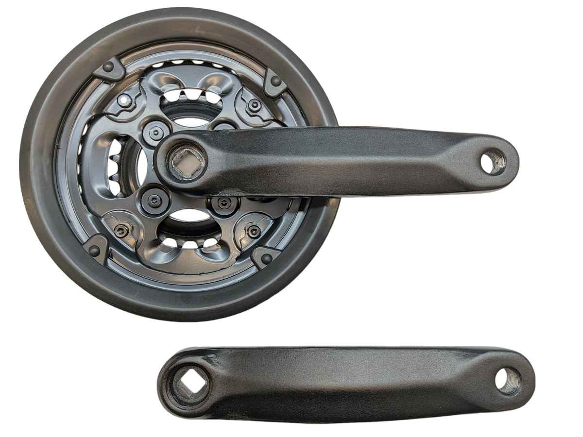 Шатун , с вед. звездой и осью, 170 мм, 42х34х24T, SAIGUAN, DC-319SI, RCWDC319SI01