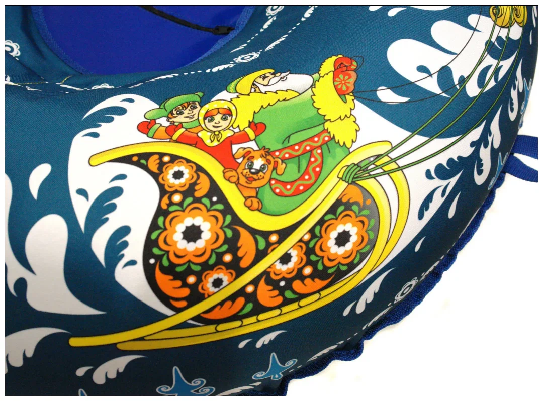 Санки надувные с сумкой "Ватрушка "Русская тройка" 100 см (КСНВ100-ТРО) (КСНВ100-ТРО)