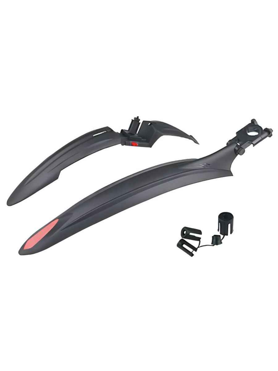 Крылья, MTB (комплект), FL-630-1, 24- 28", Пластик, NEW VISION, RNVFL6301001, (черный)