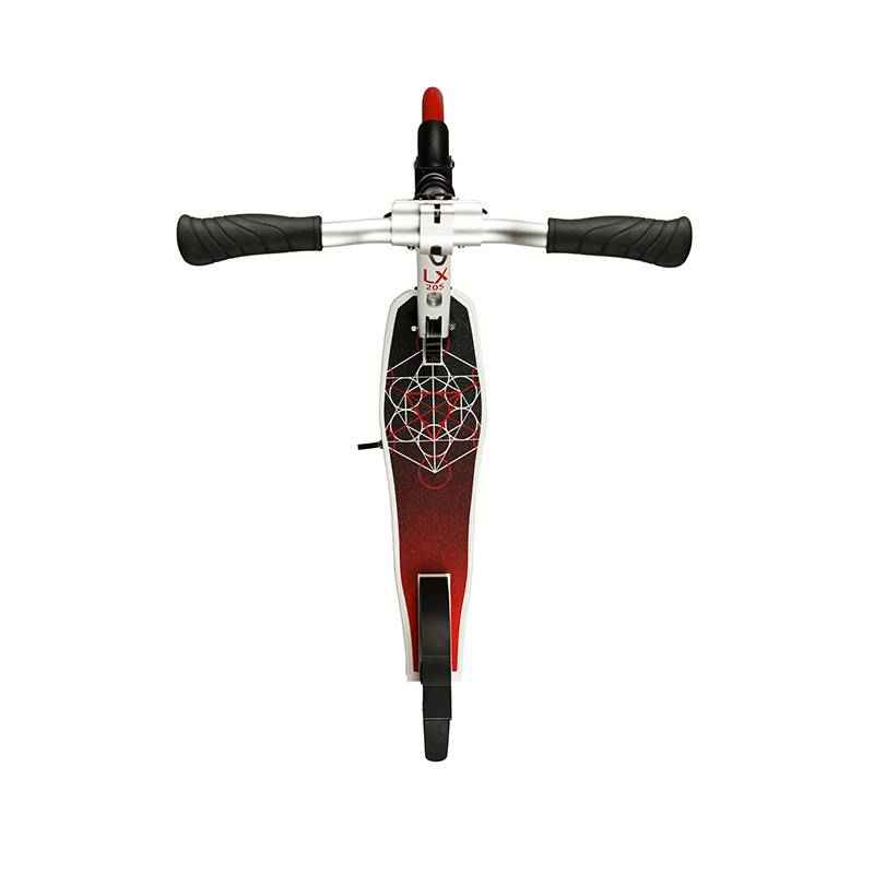 Самокат 2-х колесный Складной "LX-205" (2021), Красный, Maxiscoo, MSC-LX205-R