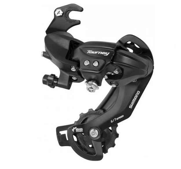 Переключатель задний, SHIMANO, TOURNEY, RD-TY300, 6/7 ск., 2-5YJ30000D6 (нет, без цвета, 2-5YJ30000D6)
