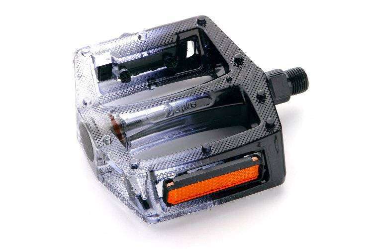 Педали, (комплект), Платформенные, Z-0911, 100*110*28 мм, 9/16", Z plus (хром, RPENCKZPL001)