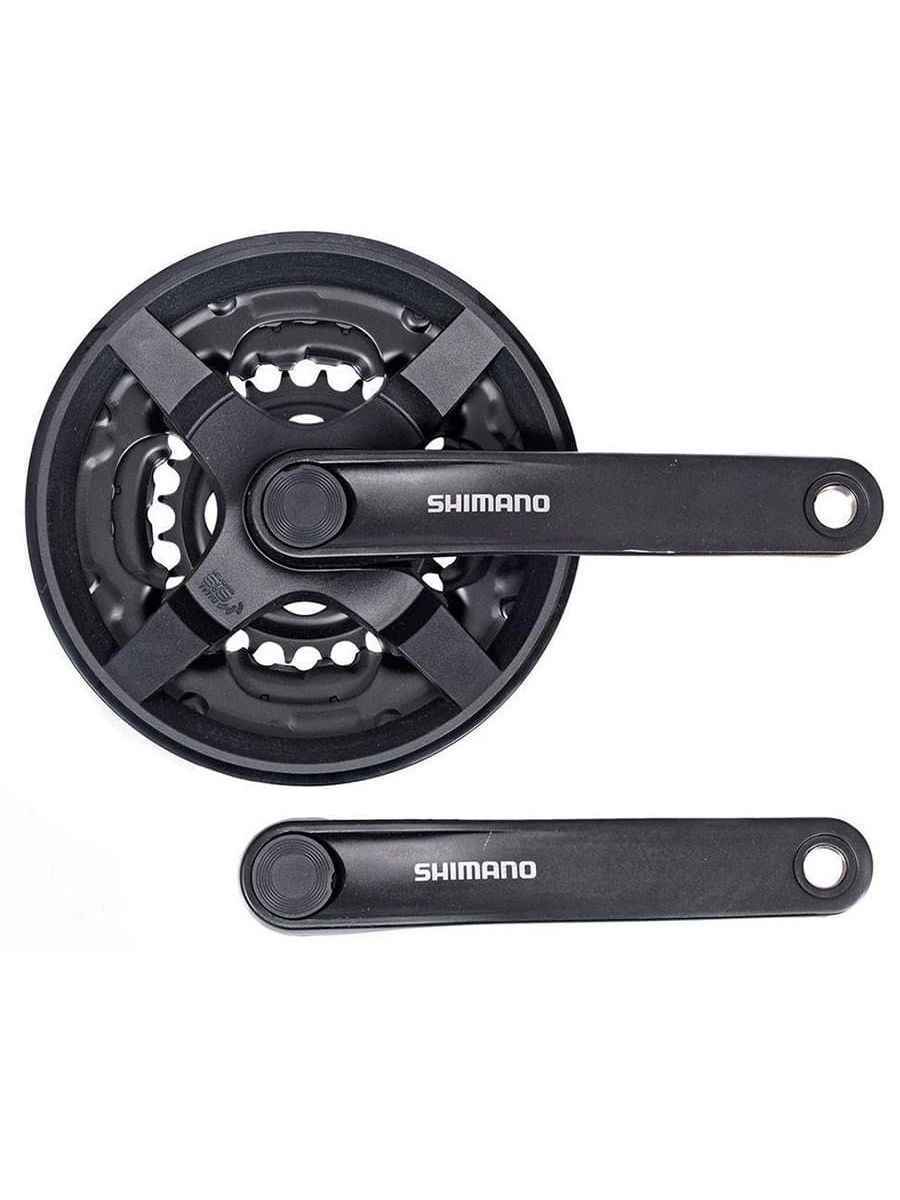 Комплект шатунов с вед. звездой и осью, FC-TY301, 48х38х28T, 170 мм, SHIMANO, AFCTY301C888CL