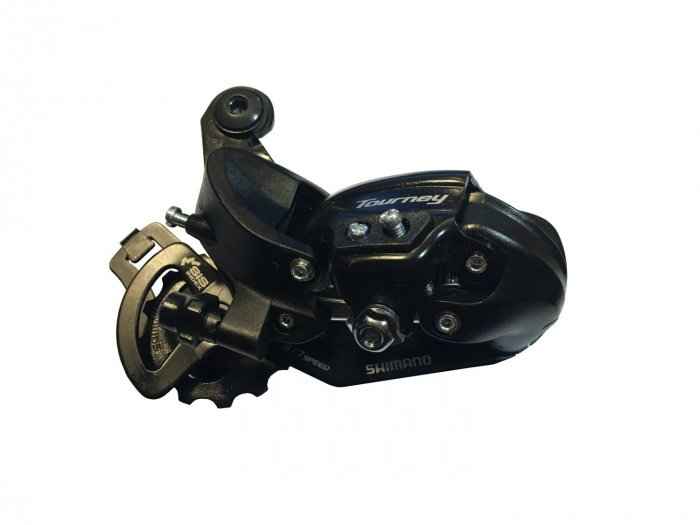 Переключатель задний, RD-TY300, TOURNEY, 6/7 ск., под ось, подвод - обратный, SHIMANO (, ARDTY300B)