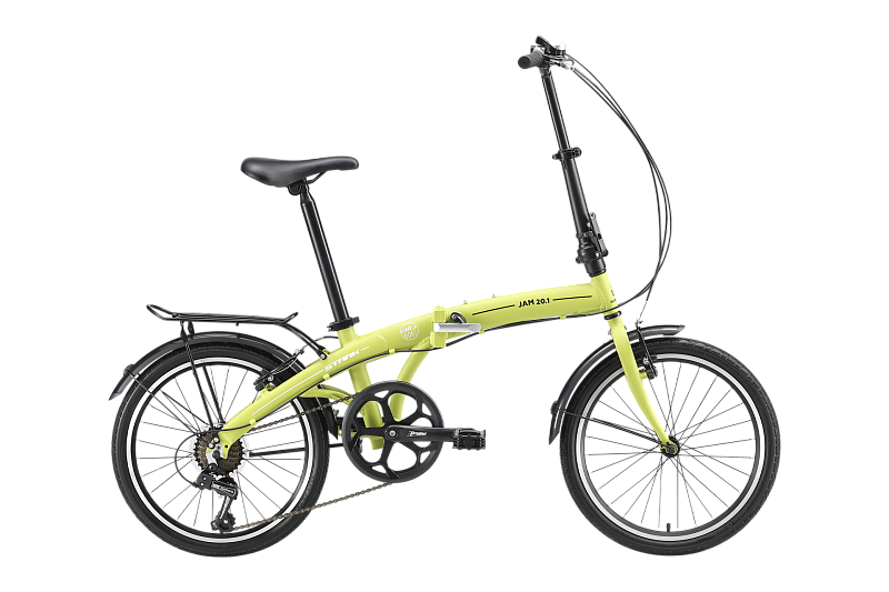 Велосипед Stark'23 Jam 20.1 V зеленый/черный/белый 11"