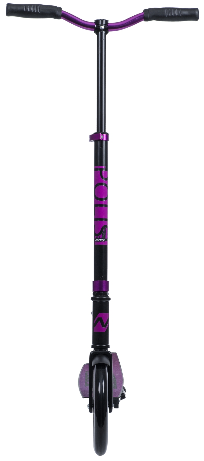 Самокат для детей NOVATRACK POLIS 230 PRO, фиолетовый