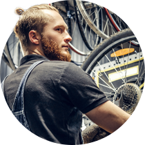 Осмотр велосипеда в АСЦ