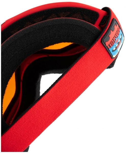 Маска горнолыжная LUCKYBOO - PLAY красная