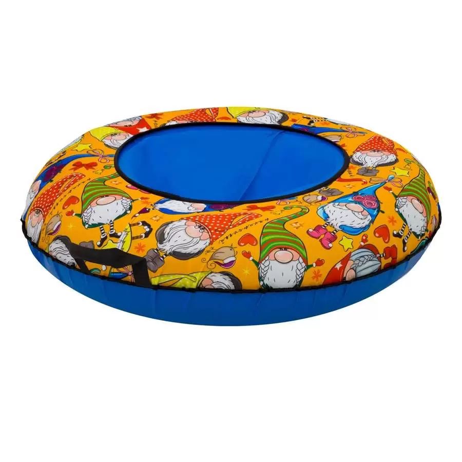 Тюбинг-ватрушка ТяниТолкай "Gnome" с камерой, ткань Oxford, 100 см