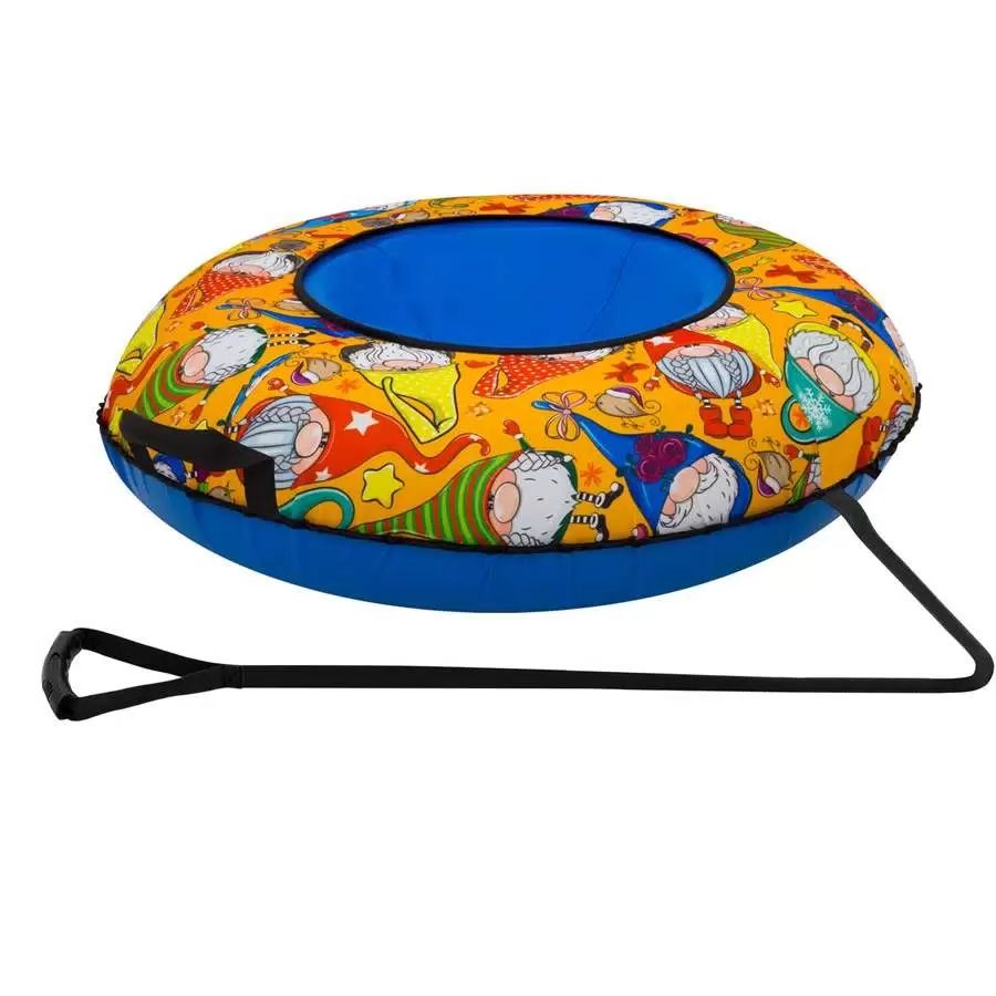 Тюбинг-ватрушка ТяниТолкай "Gnome" с камерой, ткань Oxford, 100 см