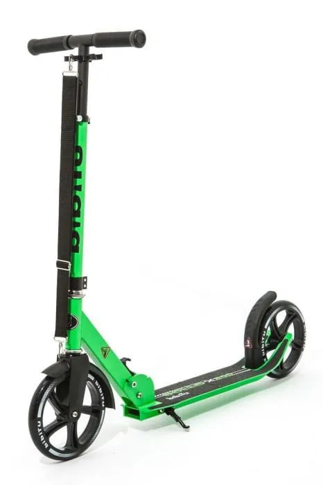 Самокат BIBITU SOLLO + 5 см SKL-037 (колеса 200 мм рама ALU/STEEL) зеленый неон