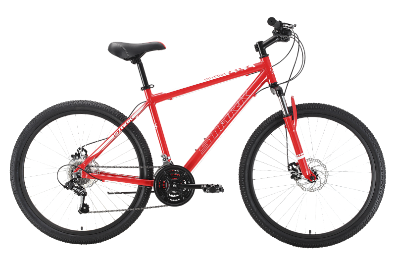 Велосипед Stark'22 Outpost 26.2 D (16", красный/белый, МК-00044355 S(16")(HQ-0005224), .)
