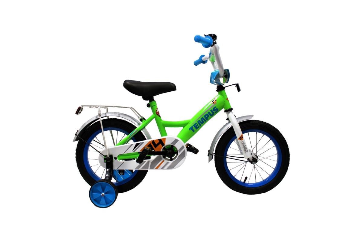 Kid 14 (14" 1 ск.) 2020-2021, ярко-зеленый/синий, 1BKC1K1B1002