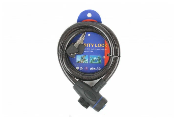 Замок противоугонный, ZX2134, ключ, 1000 мм, 12 мм, SAIGUAN, RLKZX2134001 (нет, без цвета, RLKZX2134001)