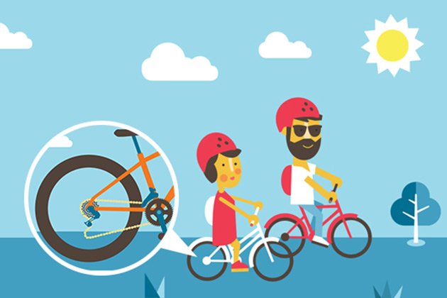 Переключение скоростей на велосипеде