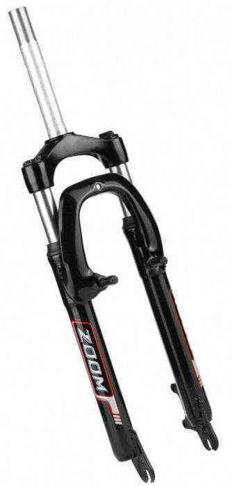 Вилка, Пружинная, 386, 24", 50 мм, 1 1/8", 9 мм (эксц), Пивоты+PM, ZOOM (1FK241000782)