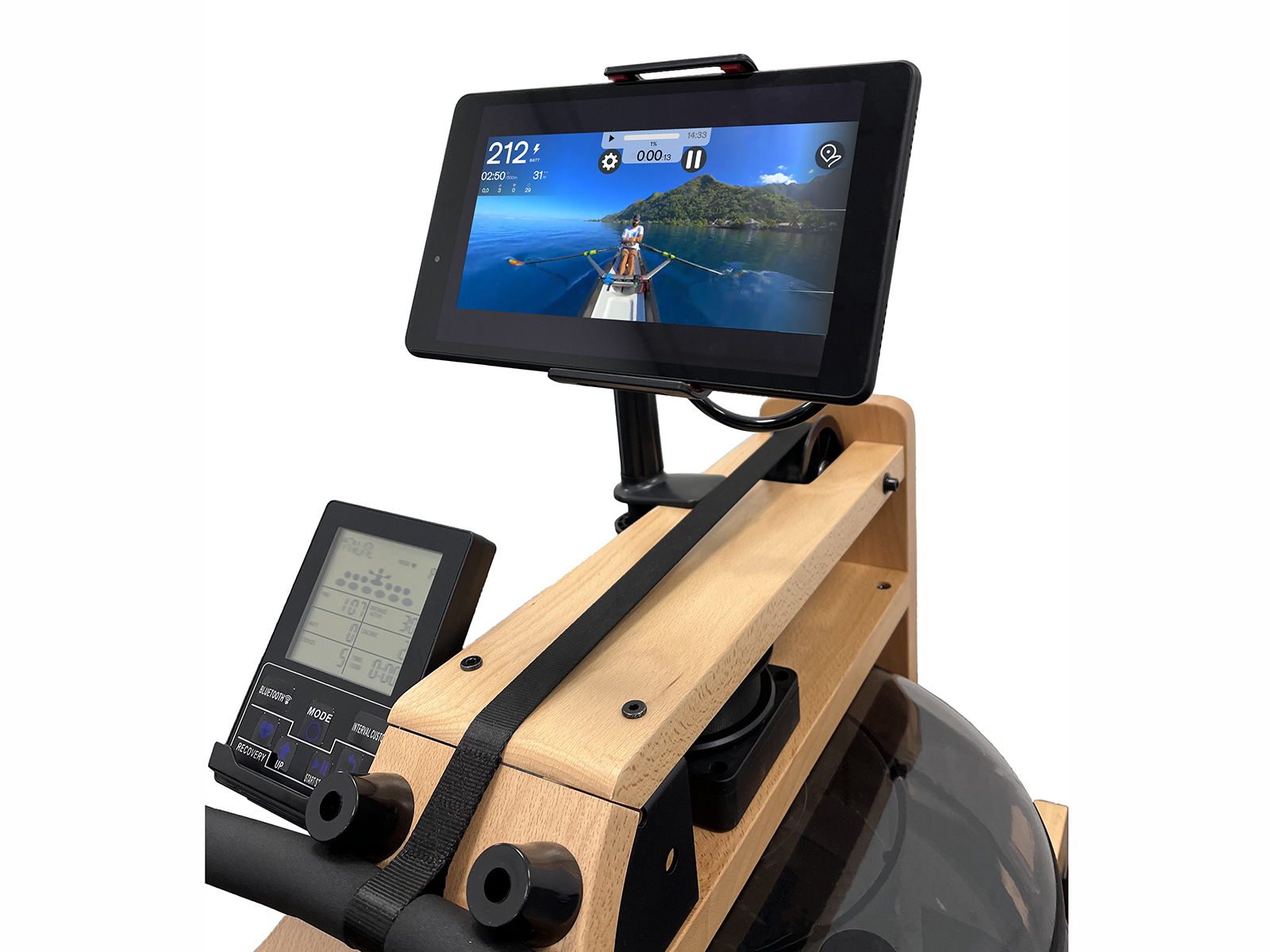 Гребной тренажер UNIX Fit Wood Rower (rm9000plw, Light, .)
