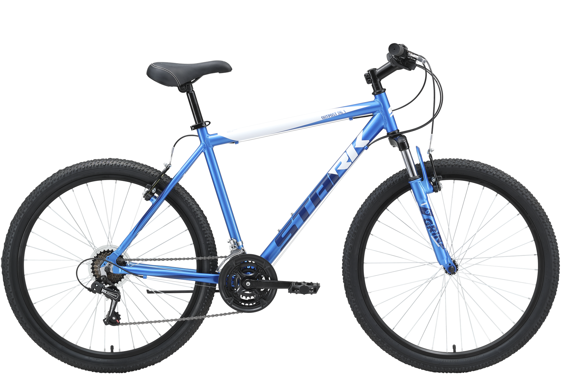 Велосипед Stark'23 Outpost 26.1 V (МК-00049522 20" HQ-0009953, 20", голубой/синий/белый, .)