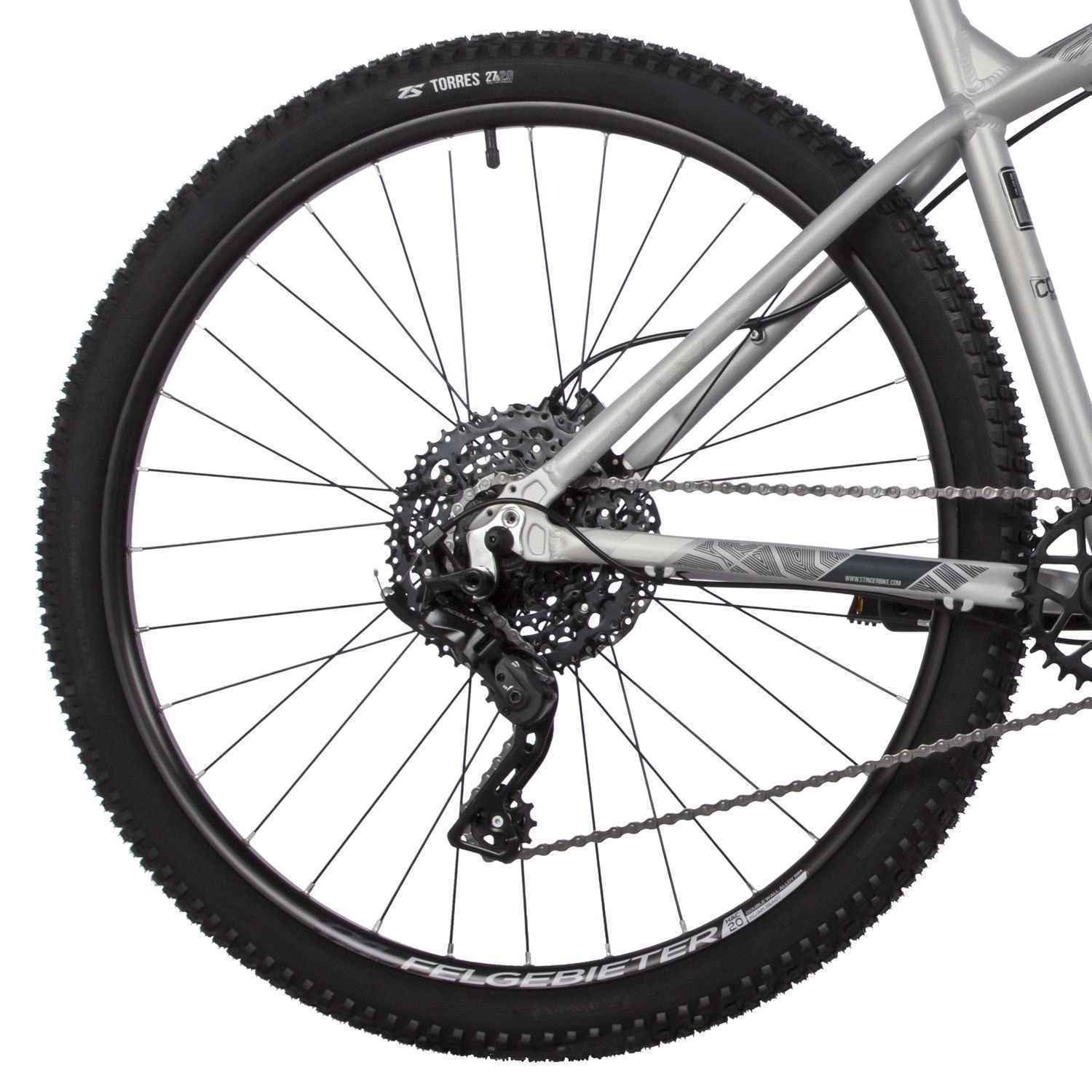 Велосипед STINGER 29" PYTHON EVO серый, алюминий, размер 22"