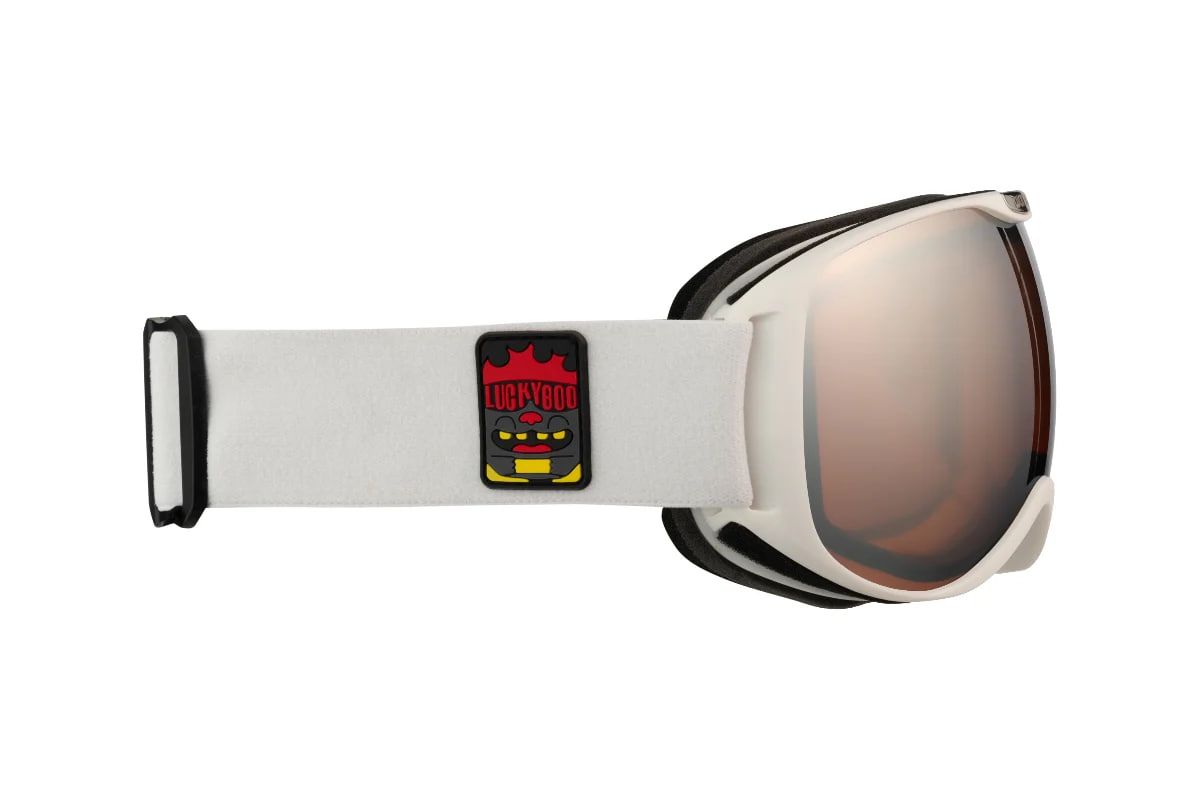 Маска горнолыжная LUCKYBOO - PLAY белая