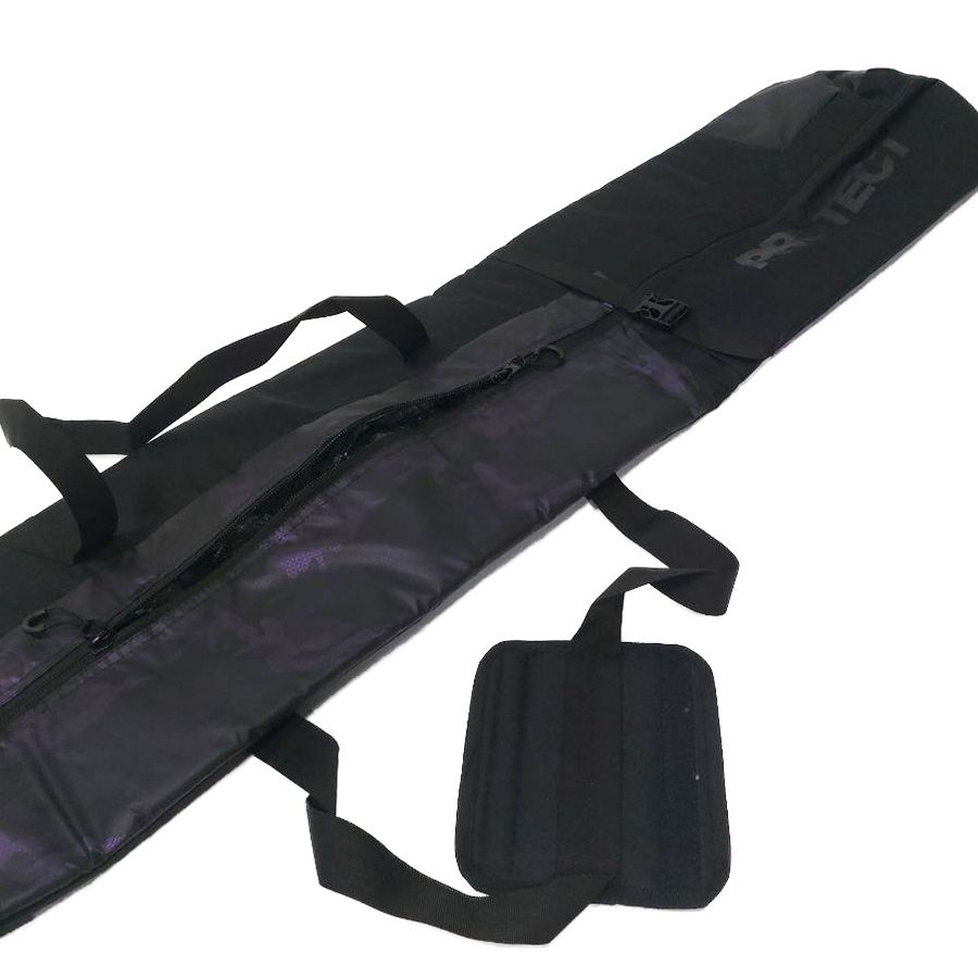 Чехол для лыж PROTECT, 145-165х21х12 см, фиолетовый принт (999-015)