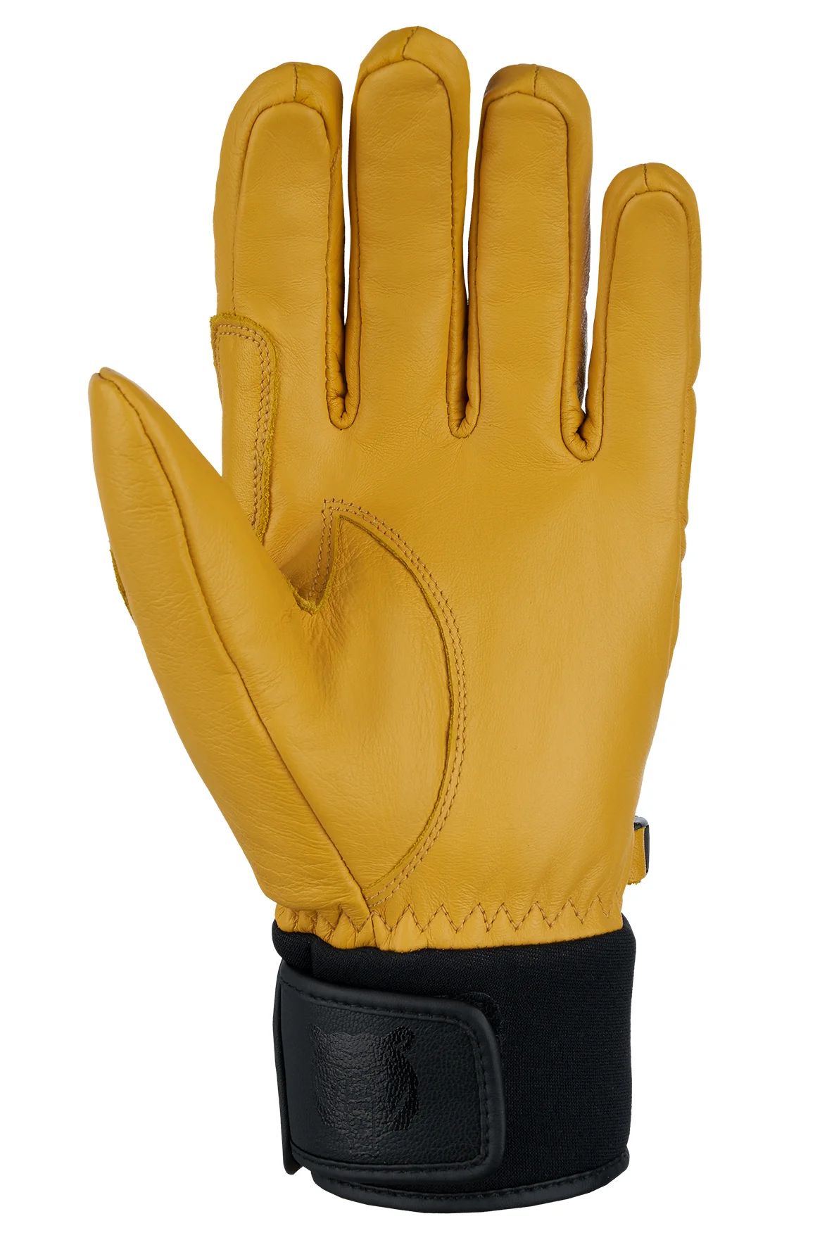 Перчатки TERROR LEATHER Gloves, овечья кожа, фиксатор на шнурке, коричневый