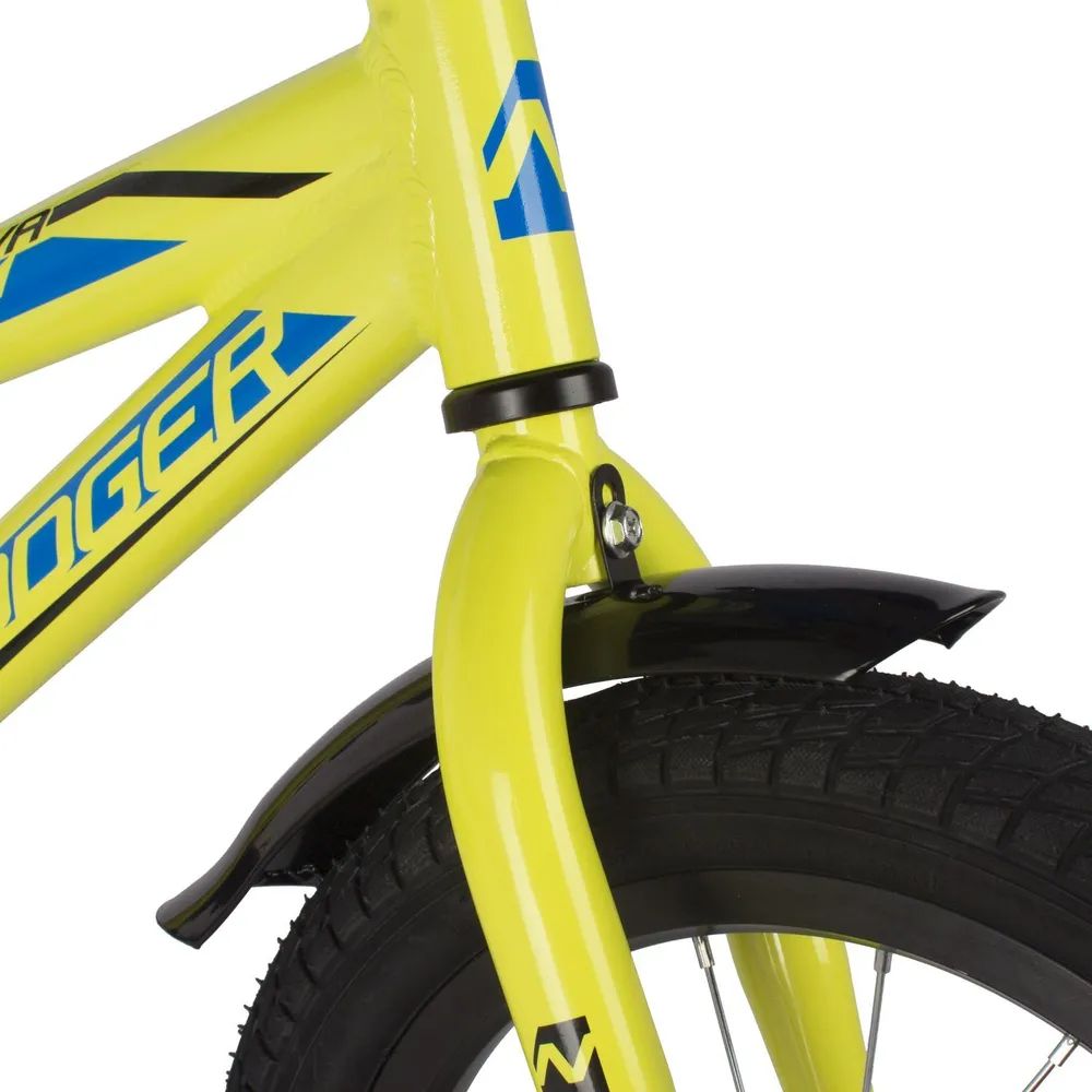 Детский велосипед Novatrack Dodger, 14", зеленый