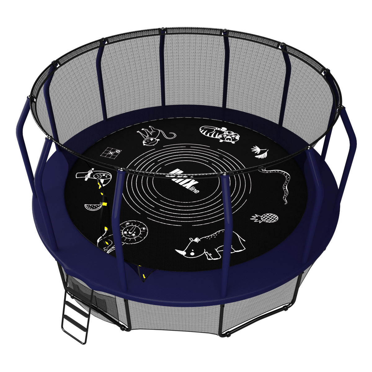Батут UNIX line Supreme Game 14 ft blue